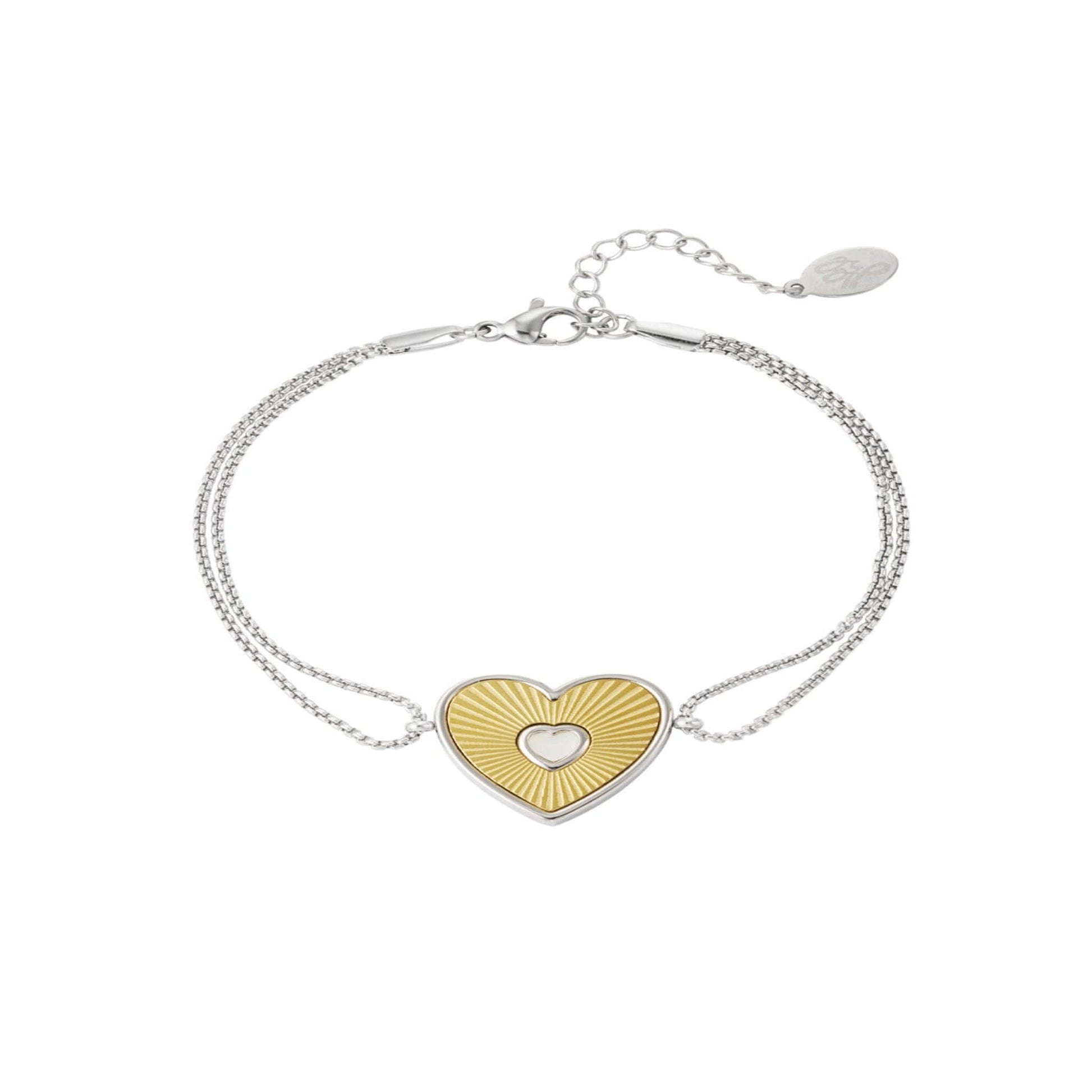 Armband Heart | Armband gold/silber mit Herz - MyMommyTools