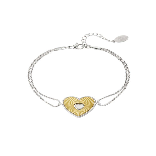 Armband Heart | Armband gold/silber mit Herz - MyMommyTools