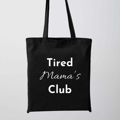 Jutebeutel  Tired Mama's Club