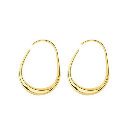 Goldene Ohrringe Shape | ohne Verschluß - MyMommyTools